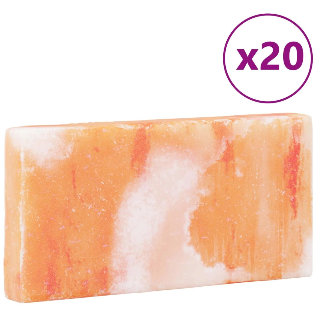 Pietre di Sale 20 pcs Rosa 20 x 2,5 x 10 cm Sale Rock 42052311