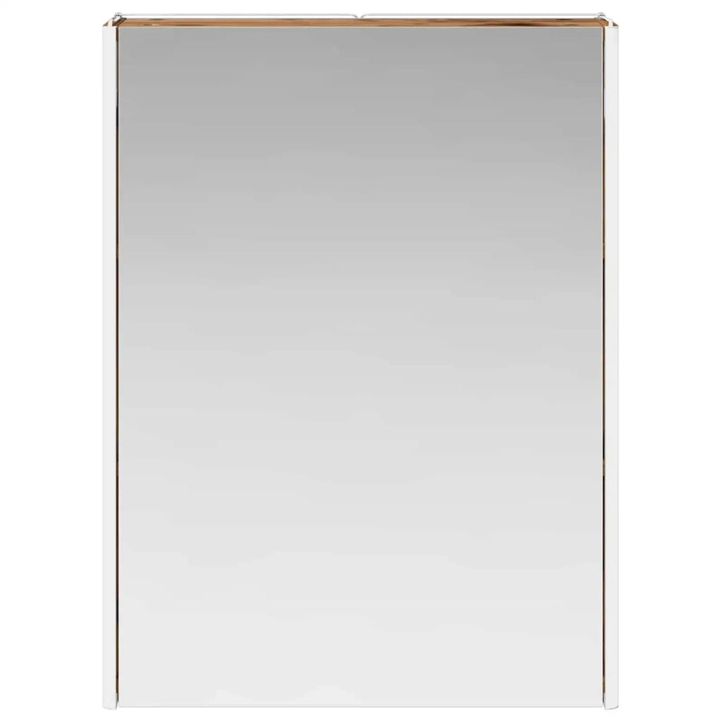 Mobiletto per specchio da bagno Legno vecchio 889237