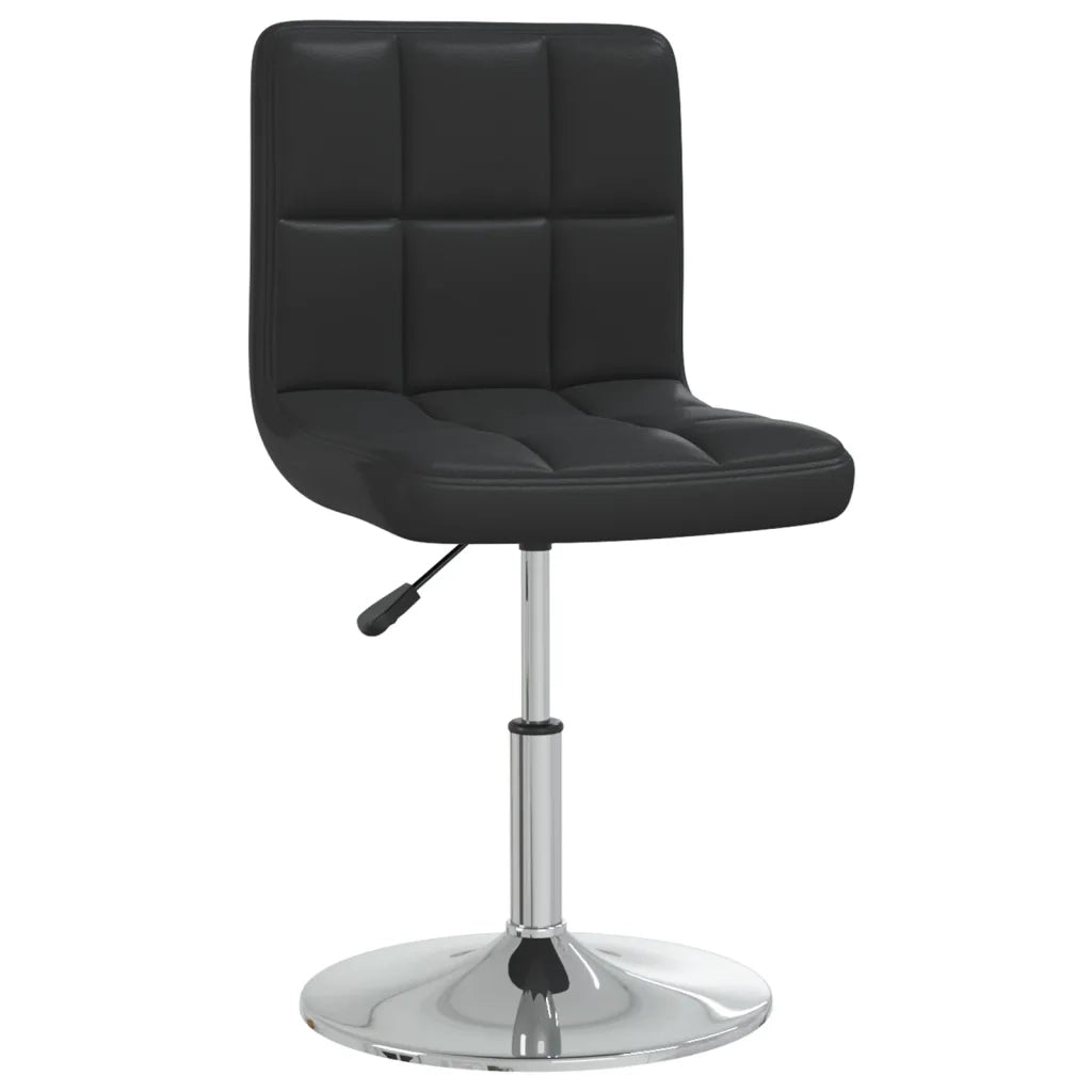 Sedie da Pranzo 4 pz Nere in Similpelle 334190