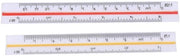 Set di Scala Architettonica a Triangolo Acustico per Architetti, Studenti e Ingegneri - 2 parti - Scala 1:20, 1:25, 1:50, 1:75, 1:100, 1:125