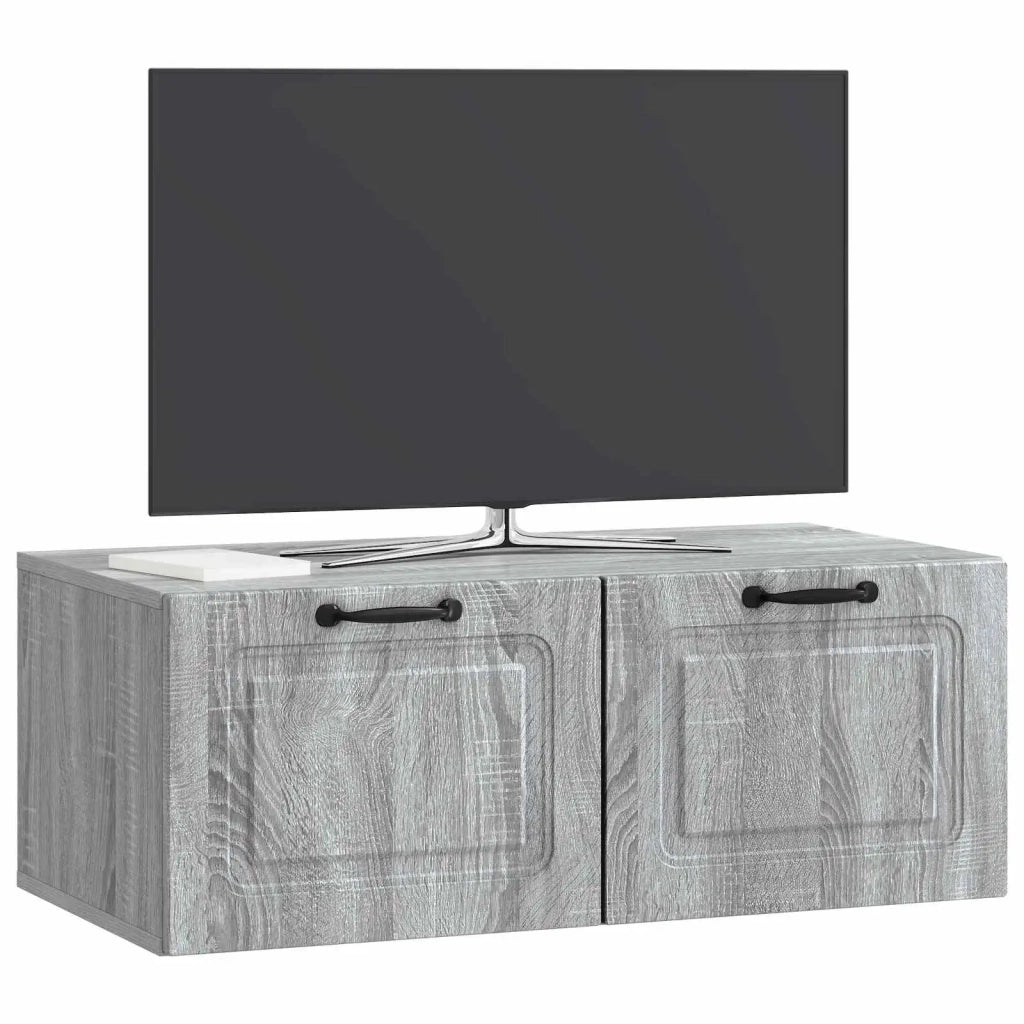 Mobile TV da Muro | Armadietto TV | Mobile Porta TV Grigio Sonoma 78,5 x 41 x 30 cm