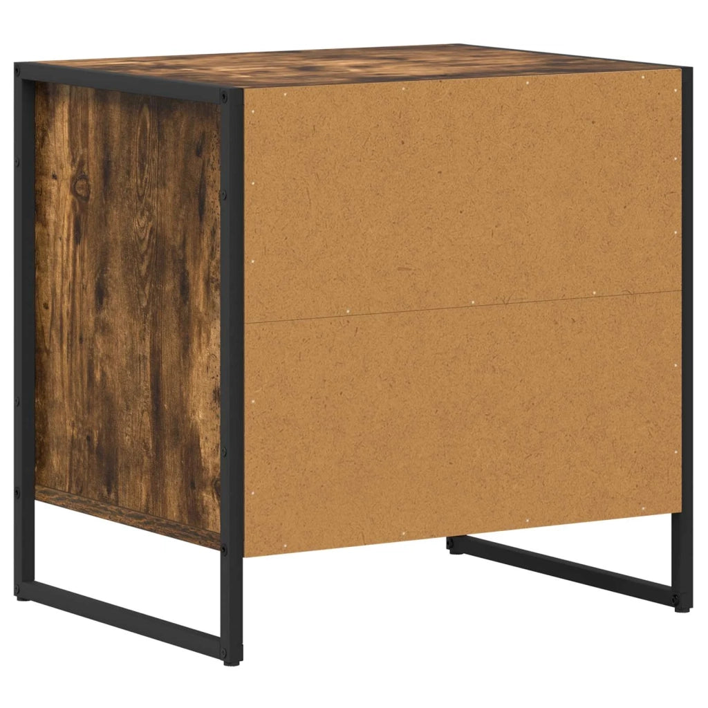 Comodino Quercia Fumosa 50 x 39,5 x 50 cm Legno multistrato 886670