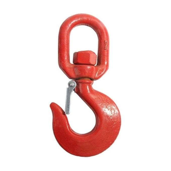 TRACTEL T508 GT 8 Gancio Tirfor Acciaio al Carbonio Portata 1000-2000 Kg Occhiolo Girevole Molla di Sicurezza colore Nero