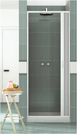 Box doccia mod. Vergine 90xh185  in pvc a soffietto laterale