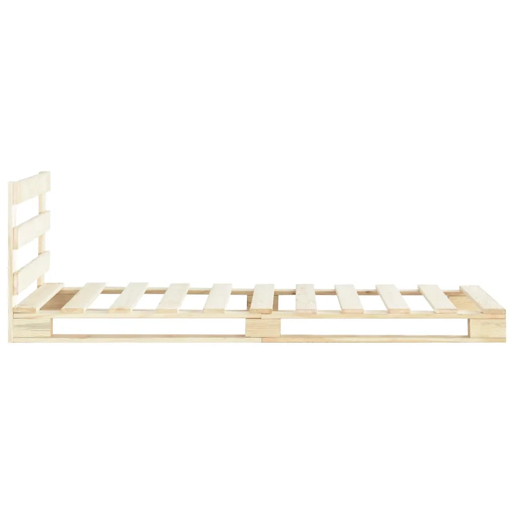 Giroletto in Pallet di Legno Massello di Pino 90x200 cm 285241