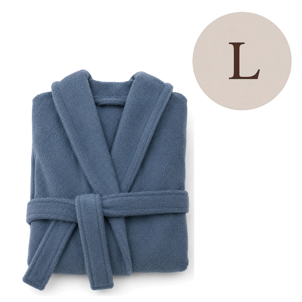 Satotite, Accappatoio 100% Cotone con Cappuccio, blu Fiordaliso