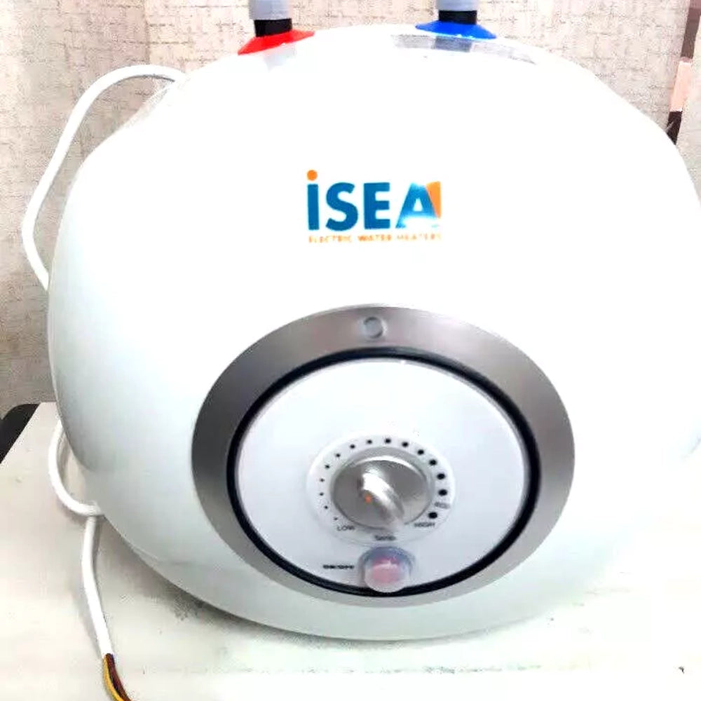 Scaldabagno elettrico isea mini swing sopralavello garanzia 2 anni 1500 watt *** capacità 10 litri, confezione 1