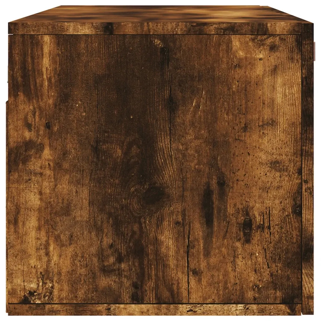 Mobile a Parete Rovere Fumo 100x36,5x35 cm in Legno Multistrato 830113