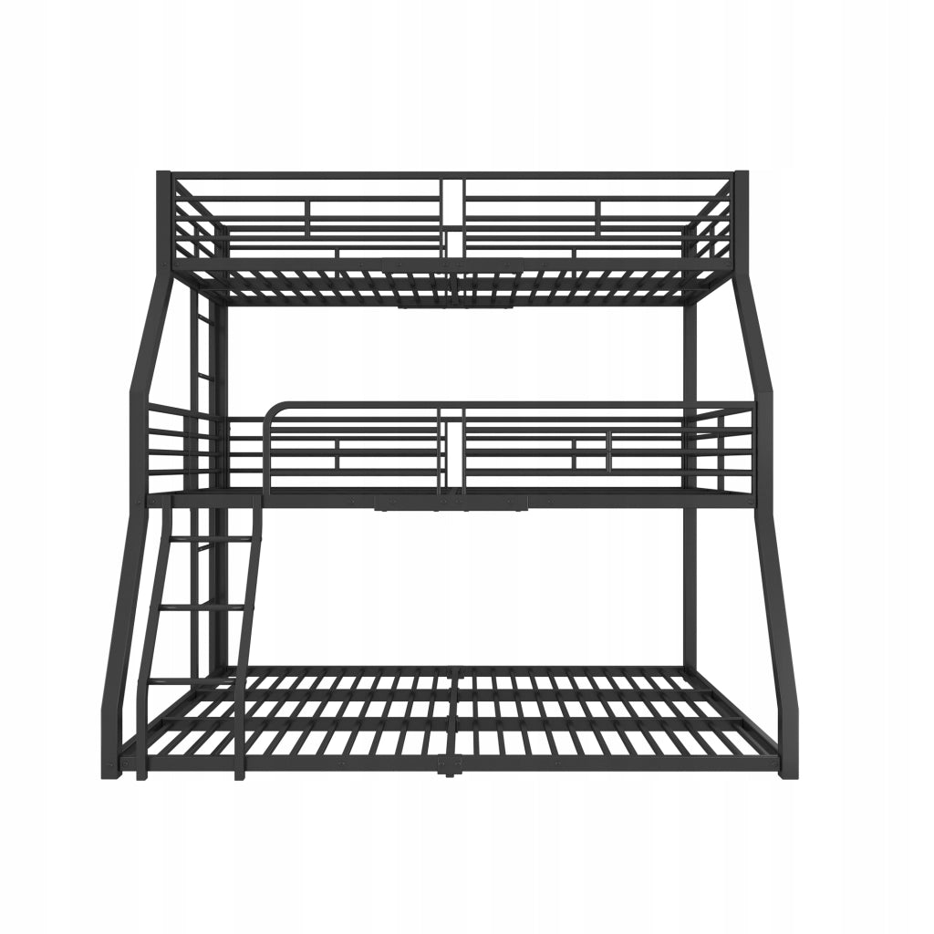 Letto a tre piani 90/140x200 - Xylo - Nero senza materasso