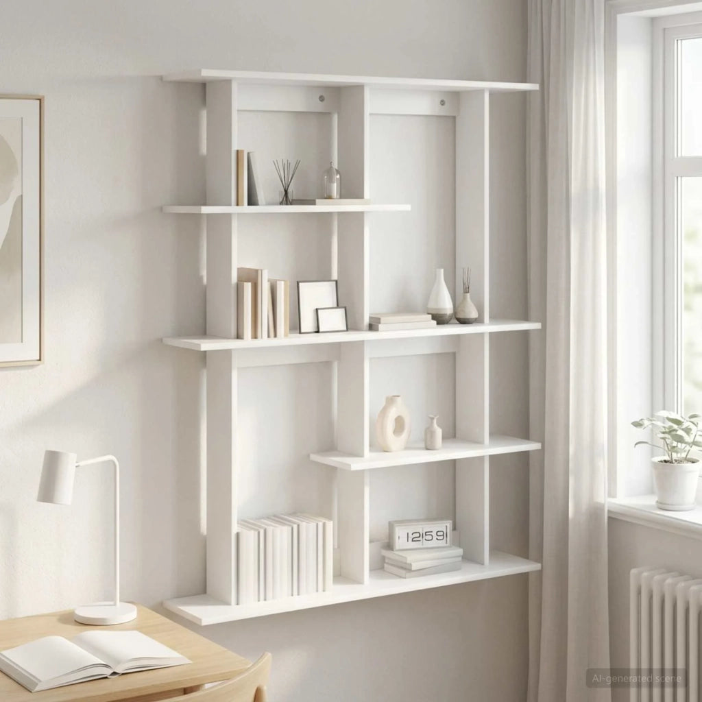 Scaffale da parete Bianco 102 x 20 x 130 cm 8012052