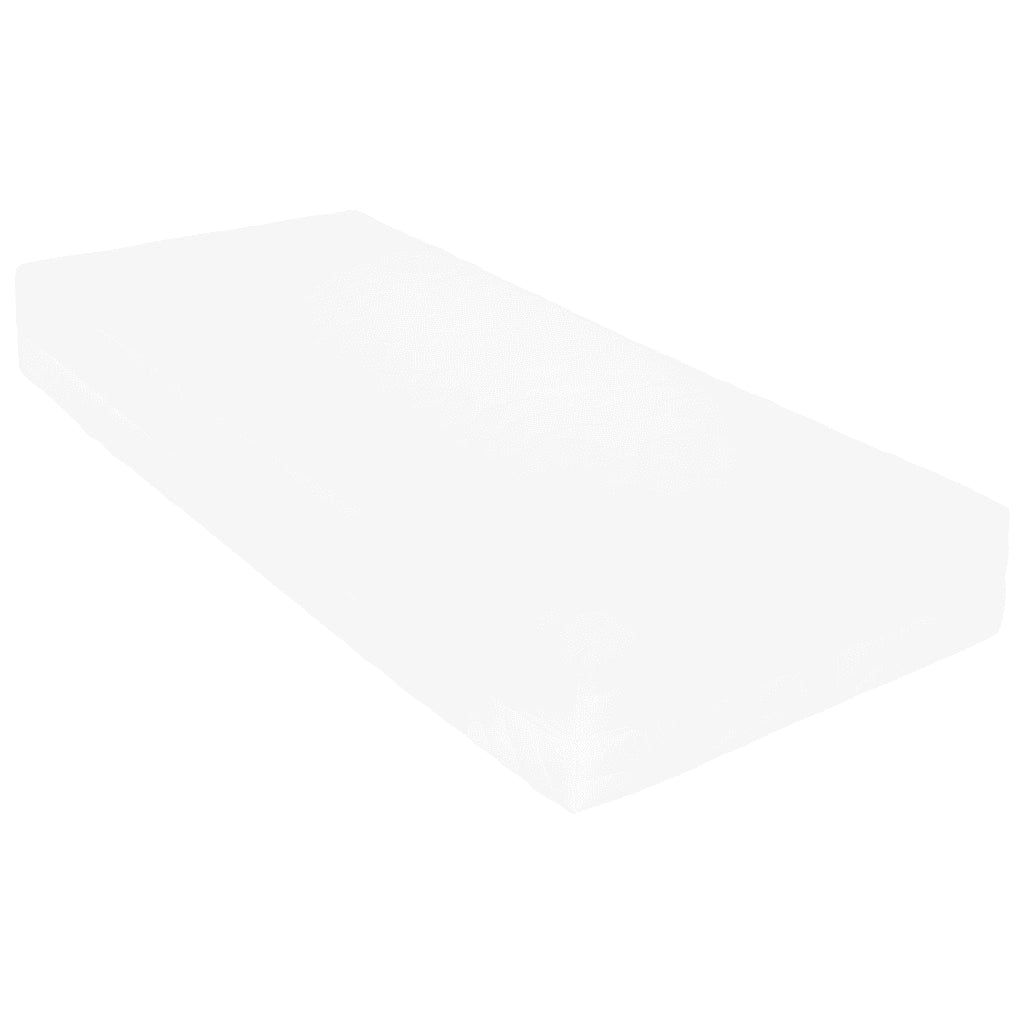 Divano Letto con Materasso 90x200 cm Grigio in Legno di Pino 3083586