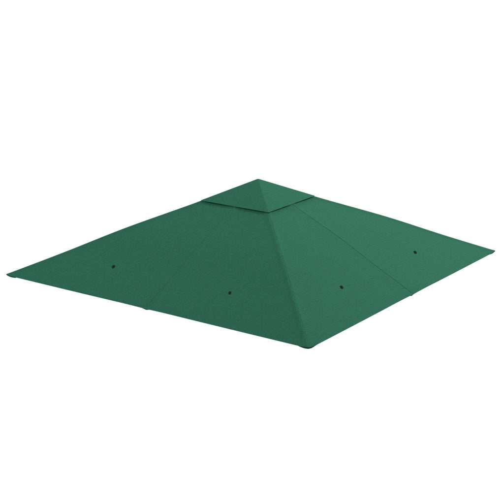 Tetto di Ricambio per Gazebo da Giardino ¨C Xylo ¨C 3x3m Poliestere Verde