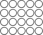 Set di gomme a doppio strato - 20 pezzi - 23 mm diametro esterno - 21 mm diametro interno - set di guarnizioni - materiale duraturo - guarnizioni a doppio strato