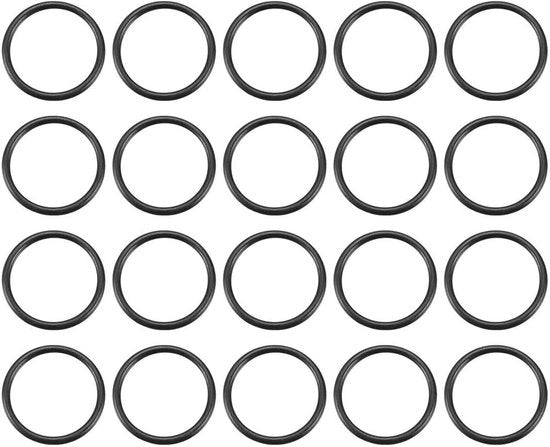 Set di gomme a doppio strato - 20 pezzi - 23 mm diametro esterno - 21 mm diametro interno - set di guarnizioni - materiale duraturo - guarnizioni a doppio strato