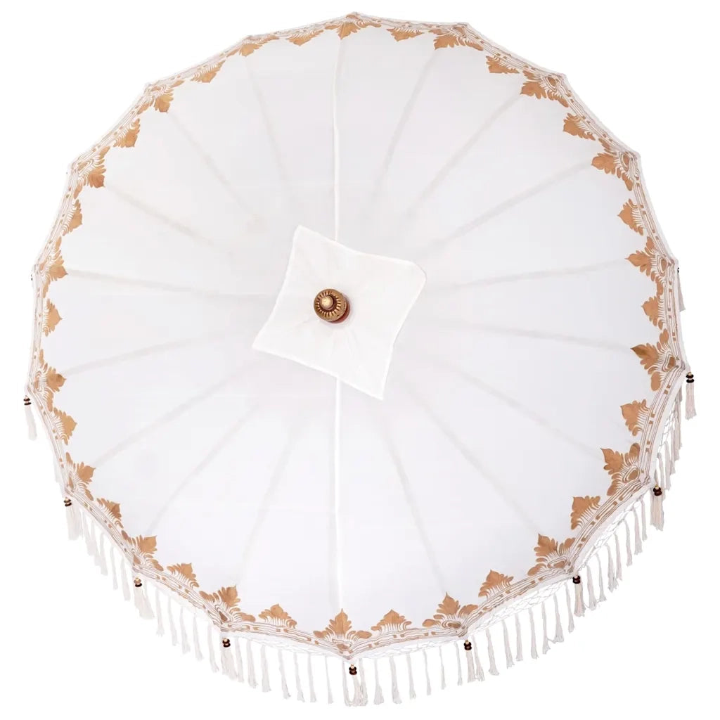 Parasol-Ombrellone da giardino Balinese Crema 215 x 215 x 260 cm