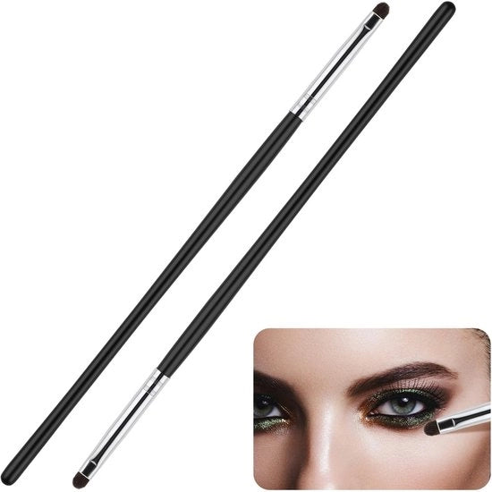 Set di pennelli smudge per occhi professionale - 2 pezzi per trucco occhi