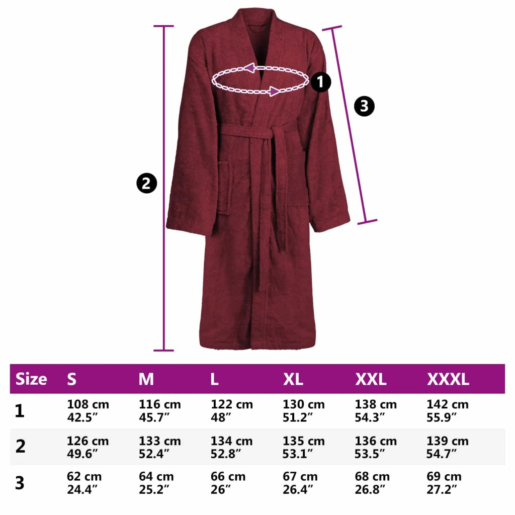 Accappatoio KINN Rosso S Cotone CFW9312508