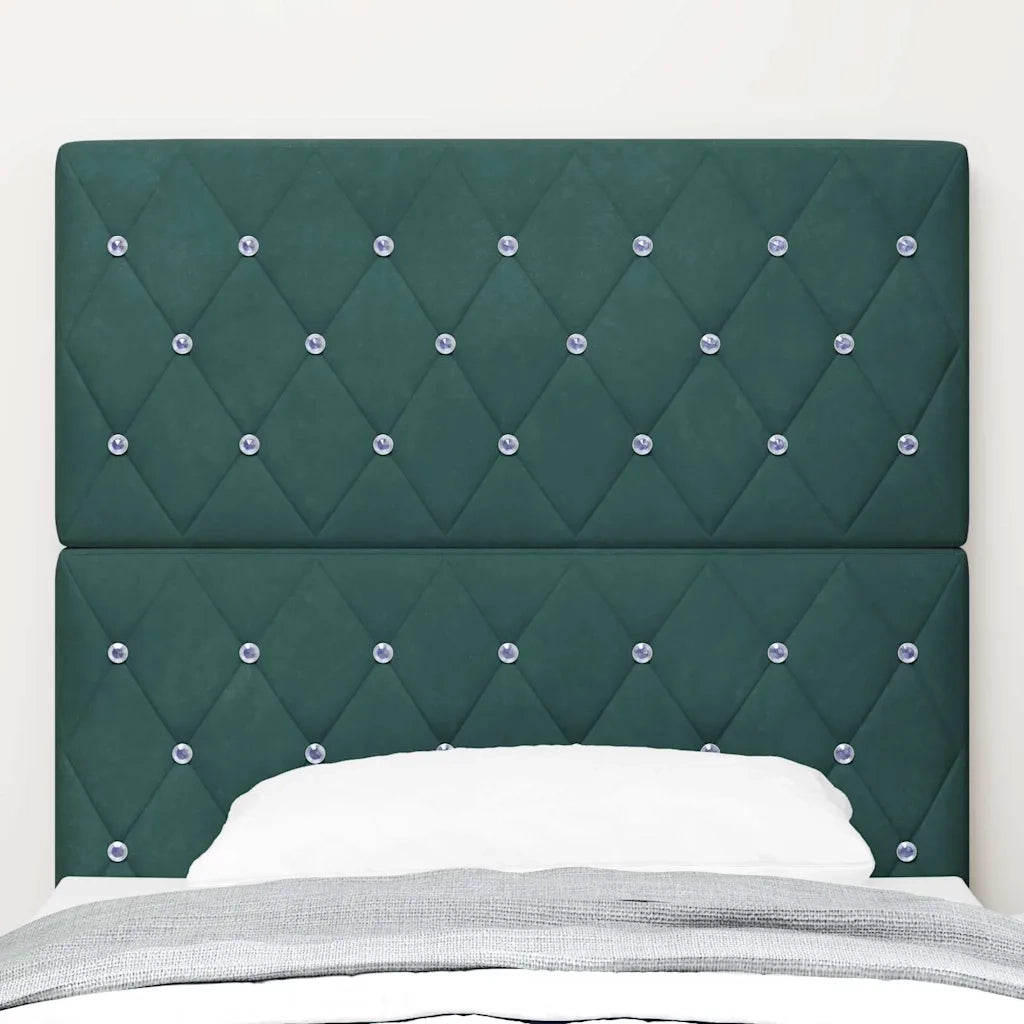 Testiera | Testata Grigio Verde Chiaro 100 cm Velluto