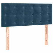Testiera | Testata Blu Scuro 80x5x78/88 cm in Velluto
