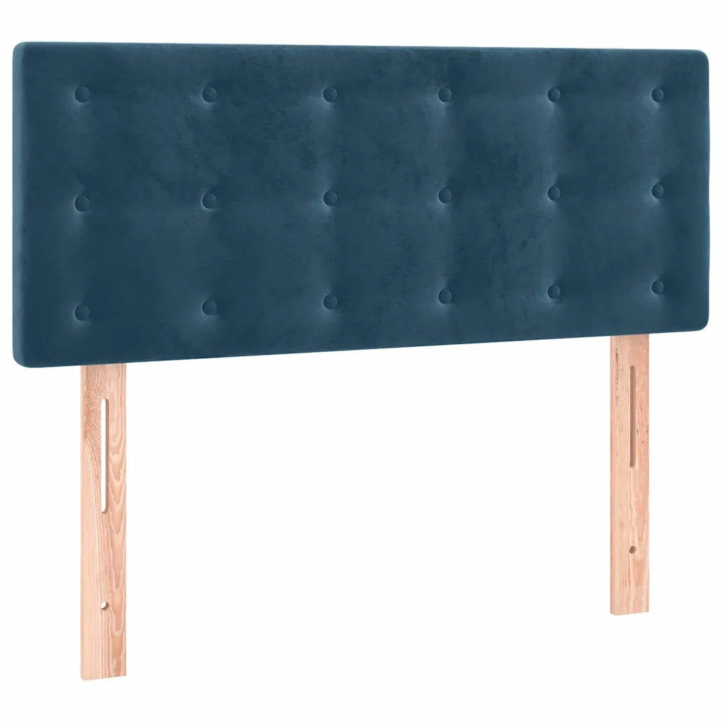 Testiera | Testata Blu Scuro 80x5x78/88 cm in Velluto
