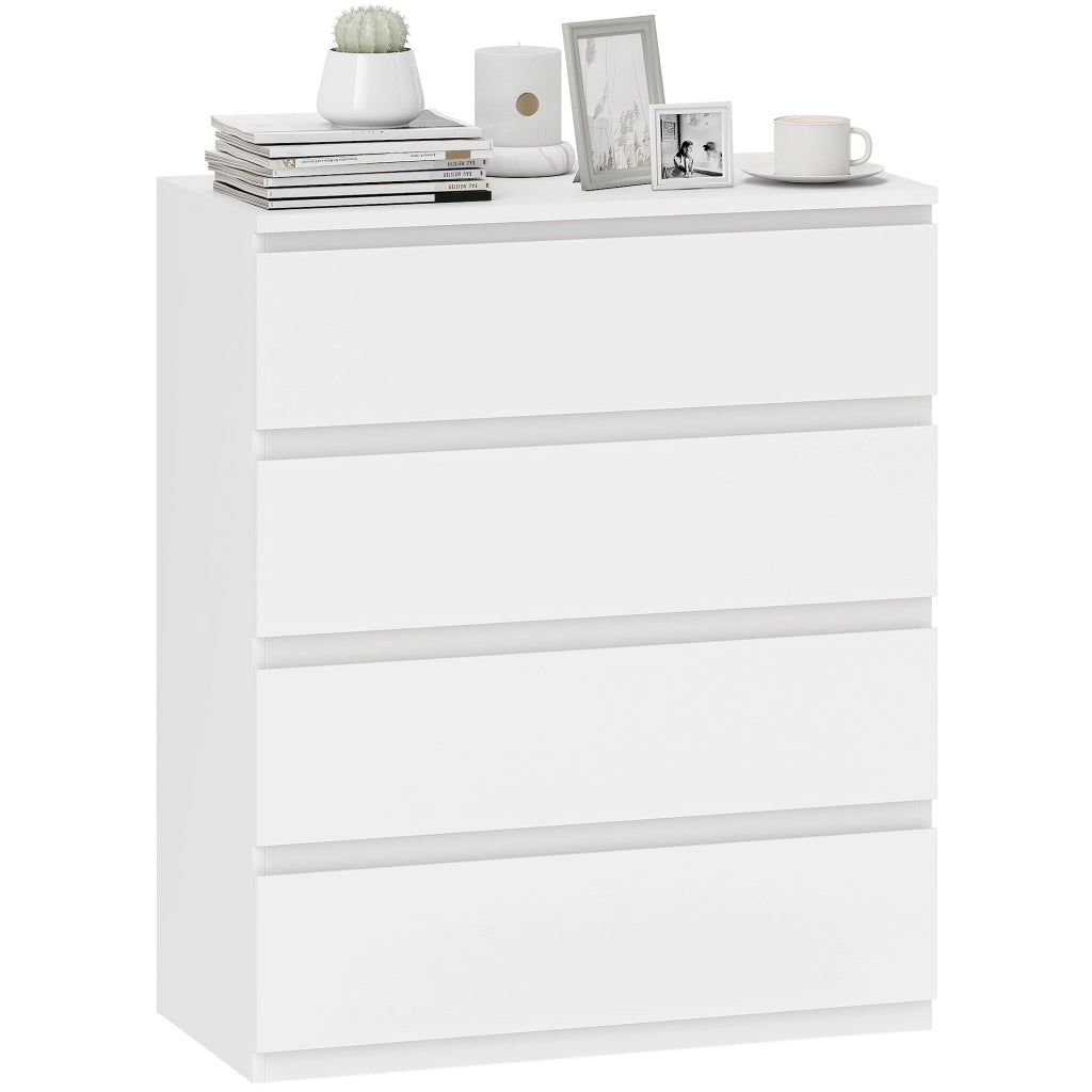 Cassettiera 4 cassetti ¨C Xylo ¨C Bianco 80x39x95 cm