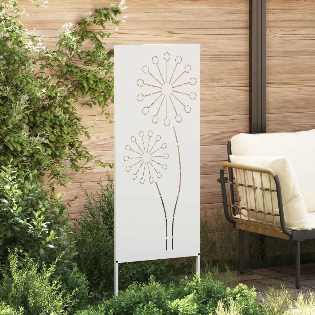 Schermo per privacy in giardino Traforo Bianco 50 x 140 cm 876302