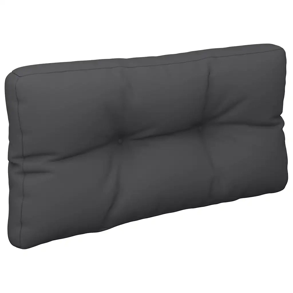 Cuscino per Pallet Nero 80x40x12 cm in Tessuto 360608