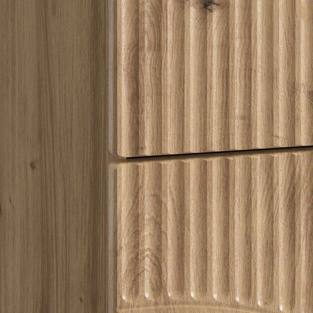 Armadio da Notte 2 pcs Rovere Artigianale 43 x 34,5 x 44,5 cm 895234