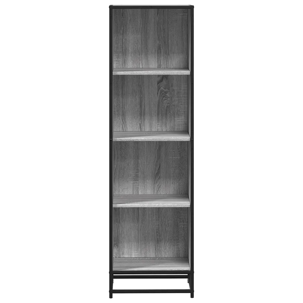 Libreria Grigio Sonoma 40x35x139 cm in Legno Multistrato 849127