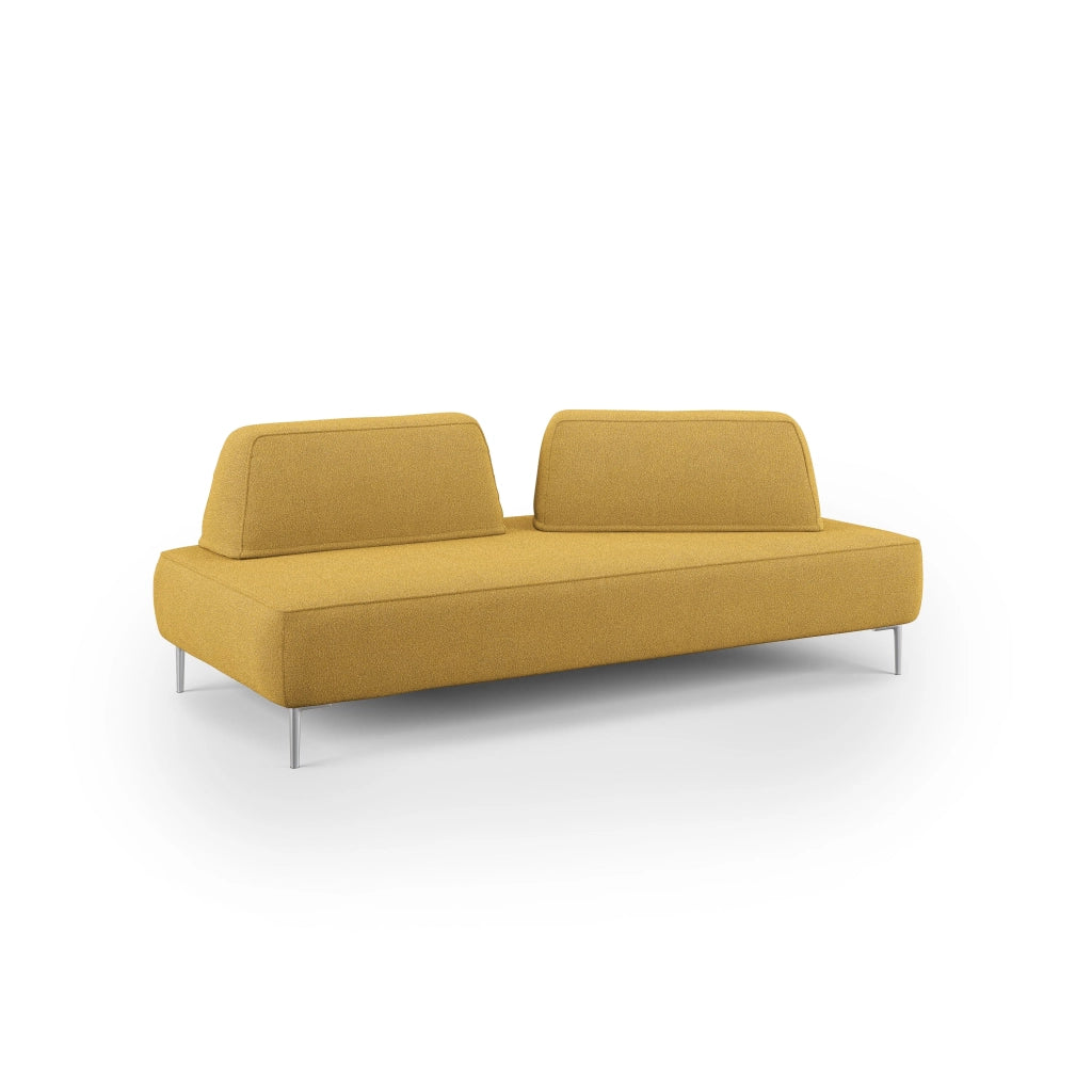 Newton Divano modulare con schienali movibili T07 212 cm giallo