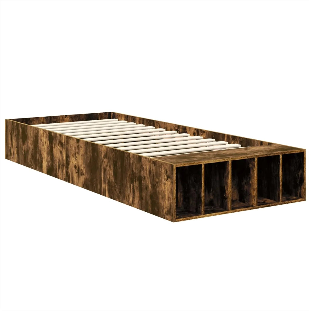 Struttura del letto Rovere fumé 75 x 190 cm Legno multistrato 3408421