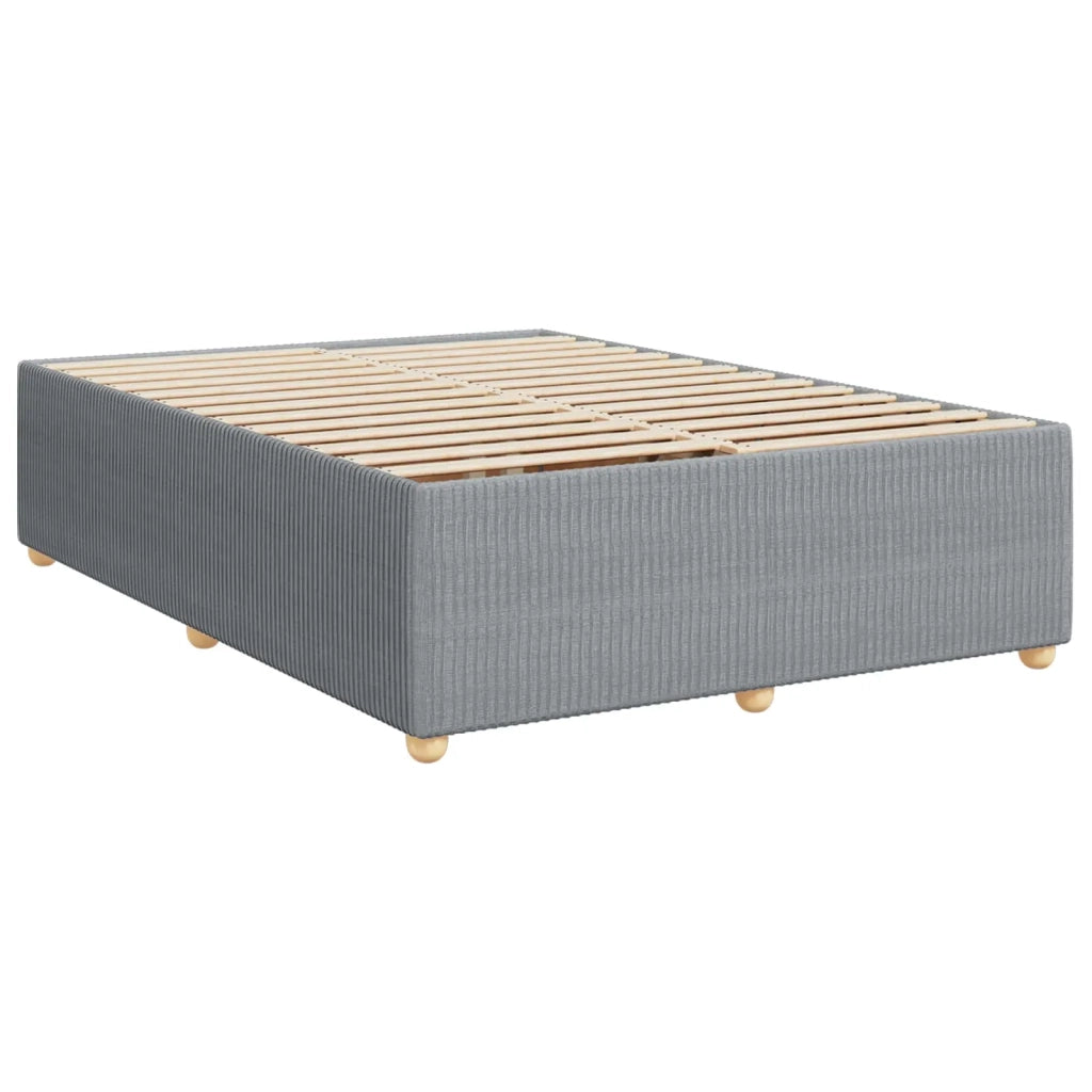 Letto box spring con materasso Grigio Chiaro 160 x 200 cm 3452974