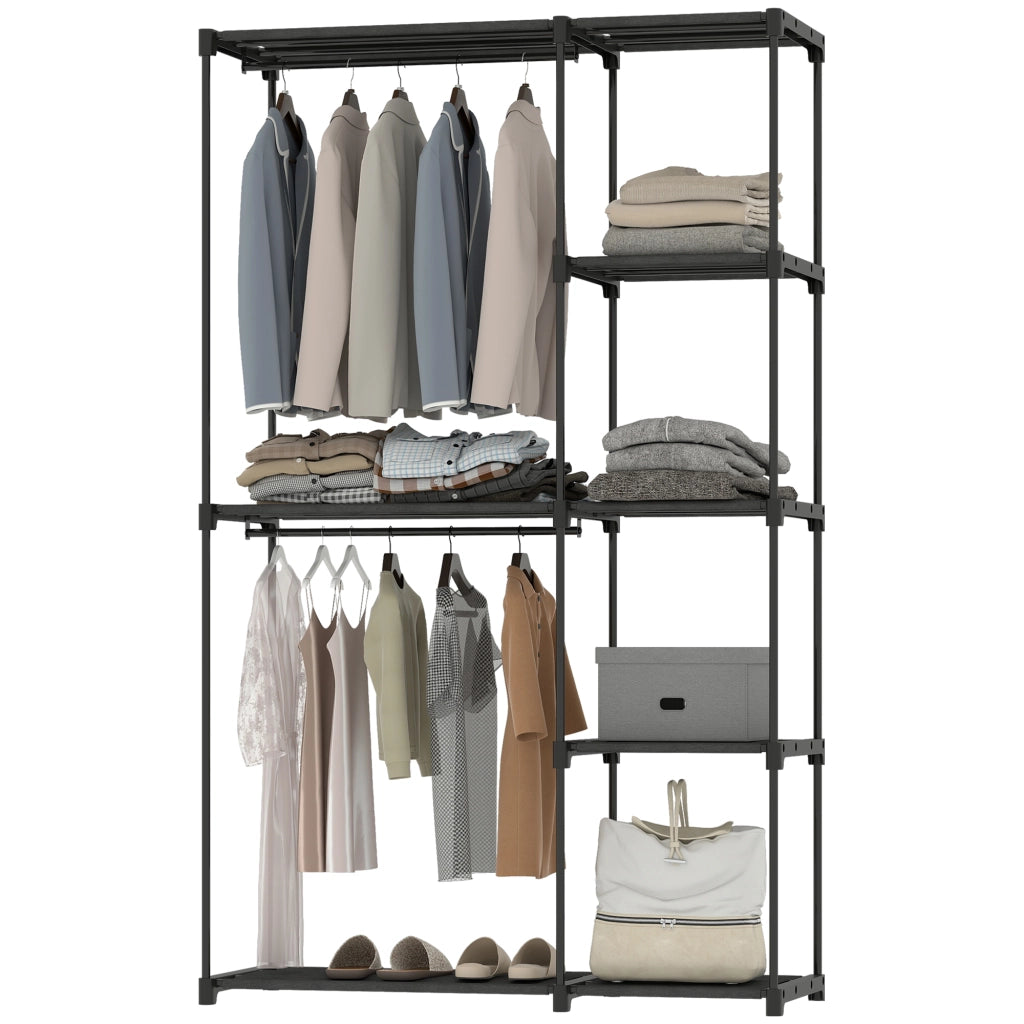 Armadio Guardaroba ¨C zephmum ¨C Nero 111x43x185 cm
