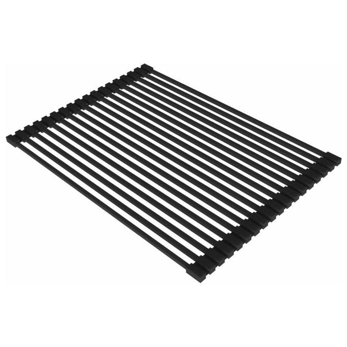 Elleci ARS013BK Element Rollmat Scolapiatti Gocciolatoio Pieghevole per Lavello in Silicone 44 cm colore Nero