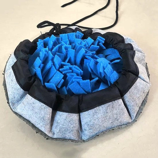 Giocchi interattivi per piccoli animali, puzzle per prevenire la noia, cuscino di fleece 24,0 x 24,0 cm, adatto per conigli, hamsters, cavie e topi.
