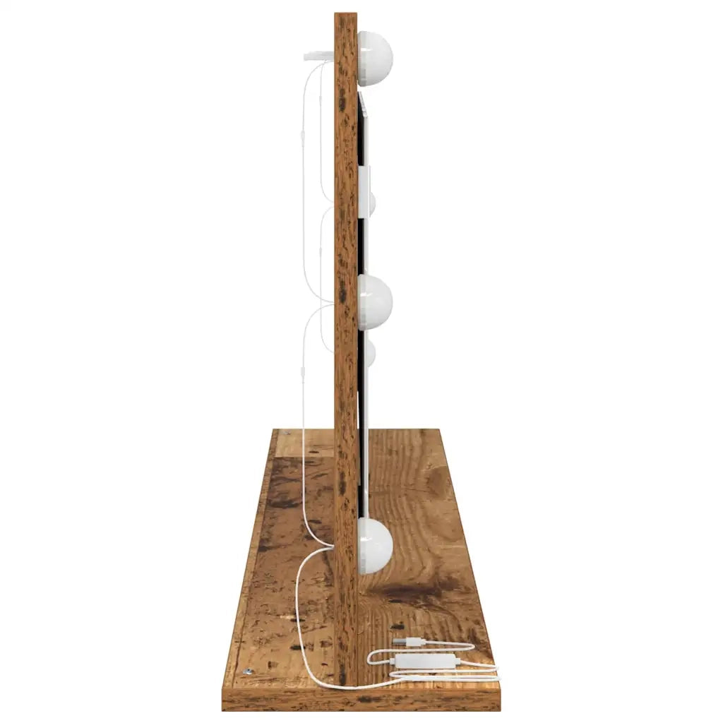 Specchio da Vanit¨¤-Specchio da Trucco Legno vecchio 100 x 45 x 18 cm