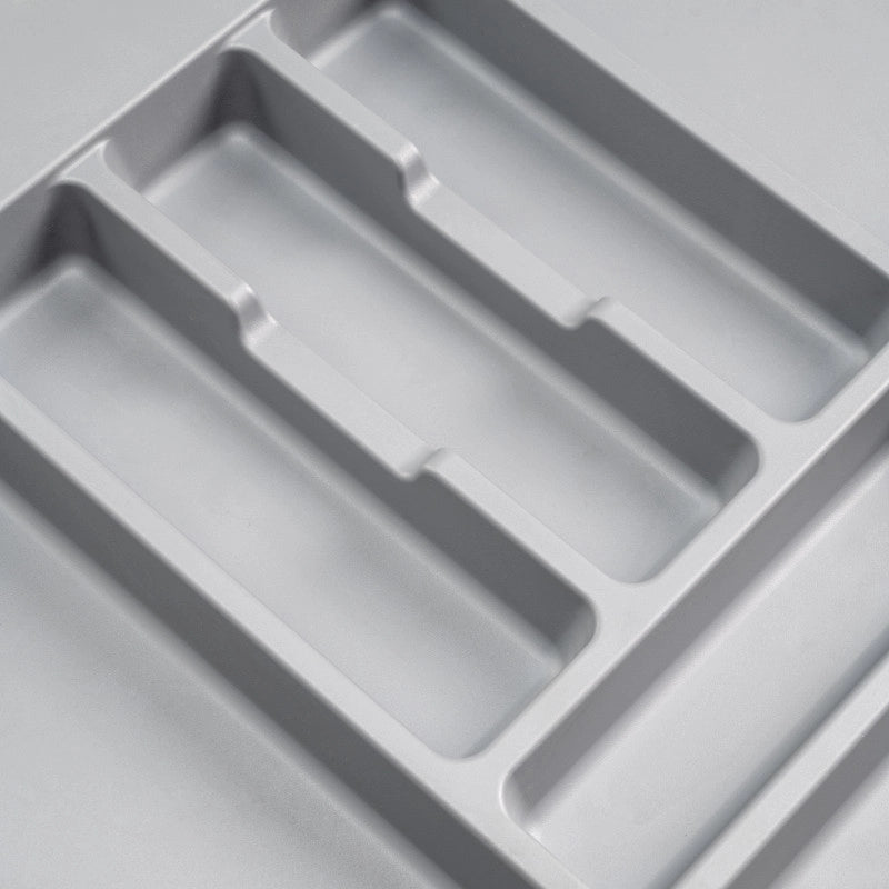 Contenitori per cassetti da cucina Recycle con coperchio anti-odore, Altezza 266, 1x15 lt, Grigio antracite Tecnoplast..