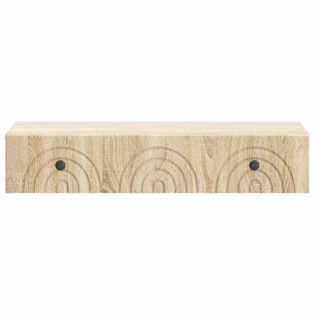 Tavolino da Parete Laterale | Tavolo laterale | Tavolino Rovere Sonoma 87,5 x 34,5 x 17 cm