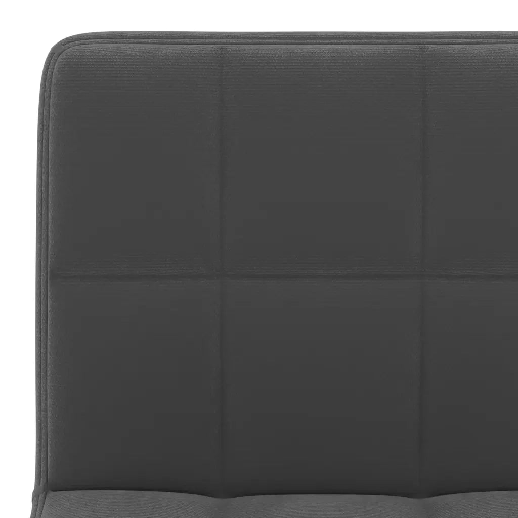 Sgabello da Bar Nero in Velluto 334291