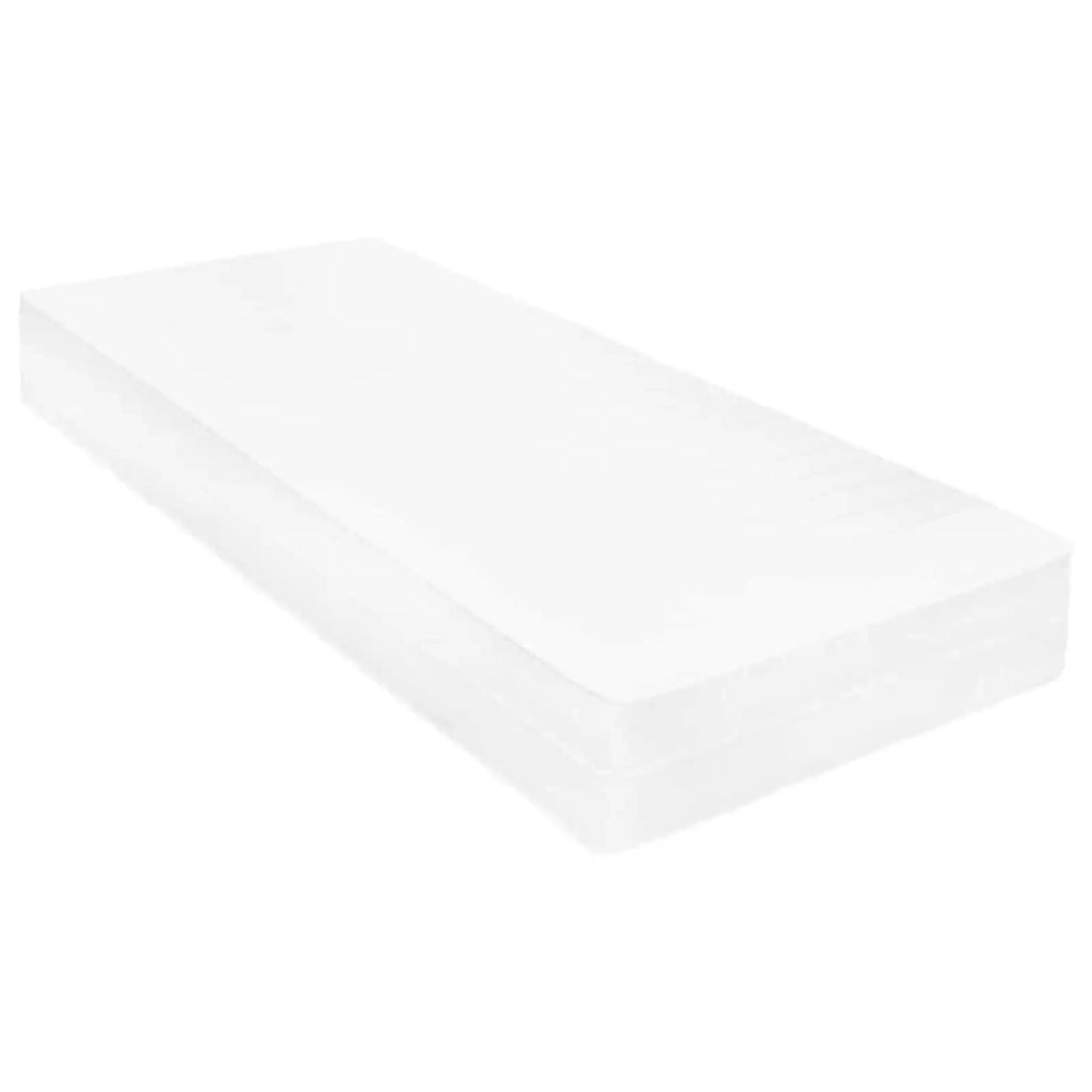Letto singolo | Letto per adulti | Letto Giorno con materasso Marrone Cera e Bianco 90 x 200 cm