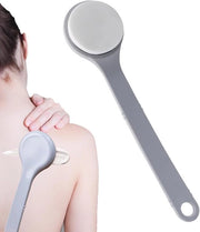 Applicatore - Spazzola del corpo - Strumento di applicazione - Applicatore del corpo - Applicatore di crema per la pelle - Manico allungato - Manico antiscivolo - Applicatore di farmaci - Adatto per atleti e anziani - 28,5 cm - Grigio