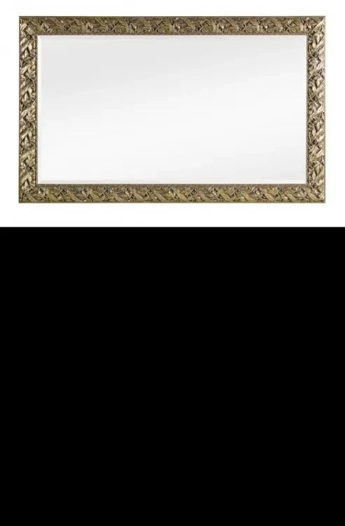 Mobili2g - specchiera in foglia oro rettangolare misure: l.90 x h. 180 x p. 4
