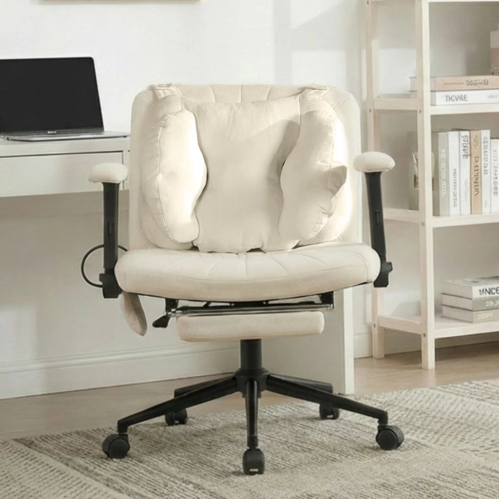 Sedia da ufficio con poggiapiedi ¨C Xylo ¨C Beige
