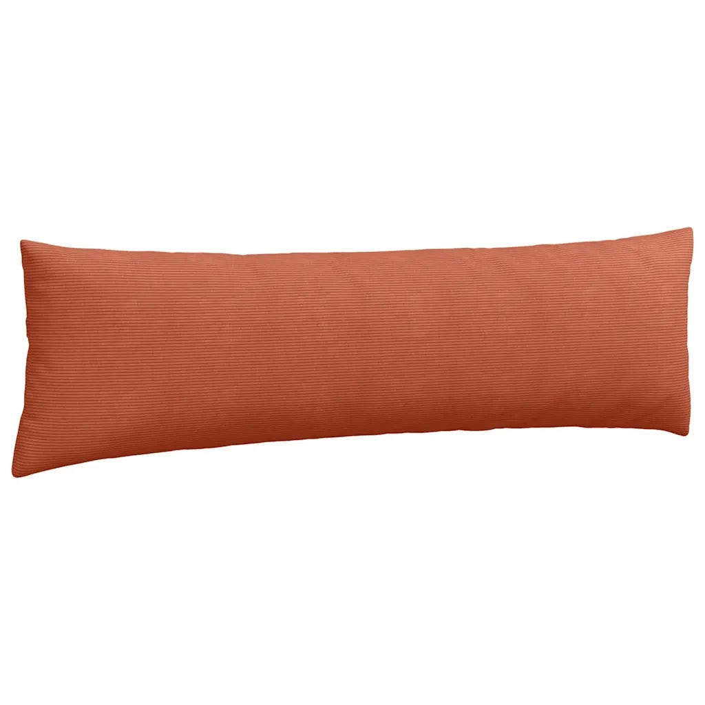 Cuscini da Divano 2 pz-Set di 2 Cuscini per Sofa Rosso Arancio 145 x 40 cm