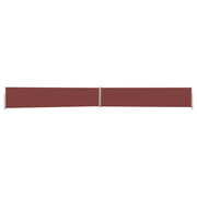 Tenda da sole laterale retrattile/schermo protettivo per patio giardino terrazza balcone 170 x 1200 cm marrone 02_0007307