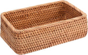 Rattan Opbergmando - 20x14x8cm - Interiore - Opbergen - Handgeweven - Rattan