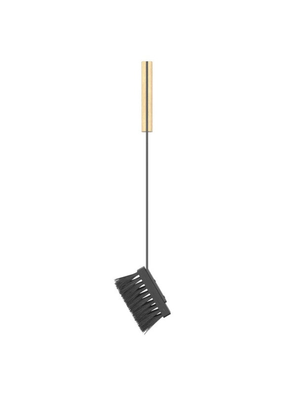 Set attrezzi per camino 3 pezzi in acciaio e legno - Set 3 L