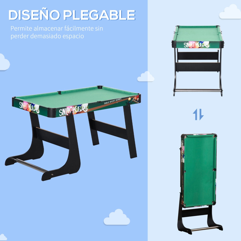 Tavolo da gioco per bambini 6 in 1 ¨C zephmum ¨C pieghevole 118x104x71 cm multicolore