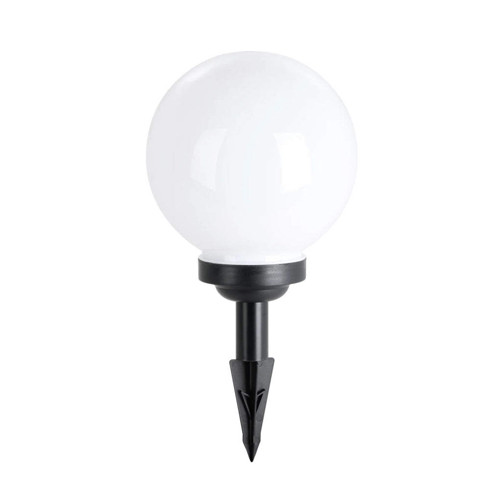 Esterno Solare Moderno Puglia Plastiche Nere Bianco Led 0,2W Ip44 Small