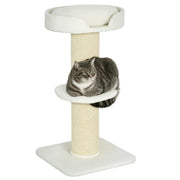 Albero per gatti con tiragraffi e piattaforme ¨C zephmum ¨C crema